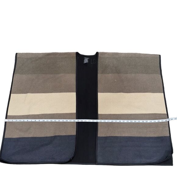 Ike Behar Fleece Colorblock Fashion Wrap One Size - Picture 10 of 13